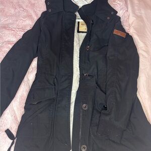 Hollister Black Ski & Snow Jacket